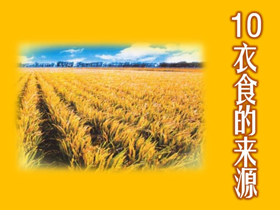 蘇教版品社四上《衣食的來源》ppt課件6.ppt_第1頁