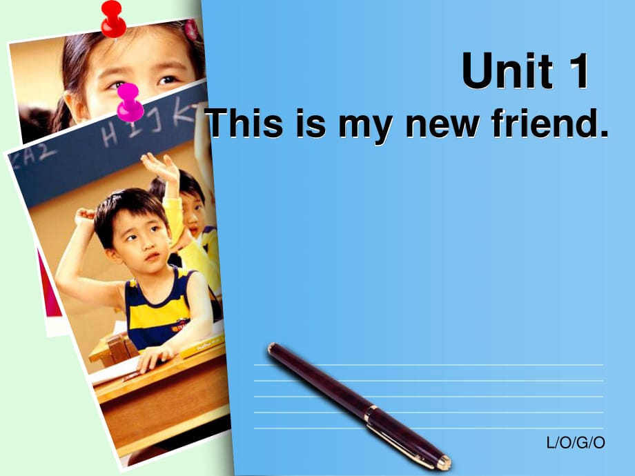 人教版（精通）英語四上《Unit 1 This is my new friend》ppt課件3.ppt_第1頁