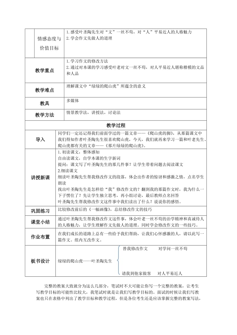 小学语文教师资格证考试面试篇-超全.doc_第2页