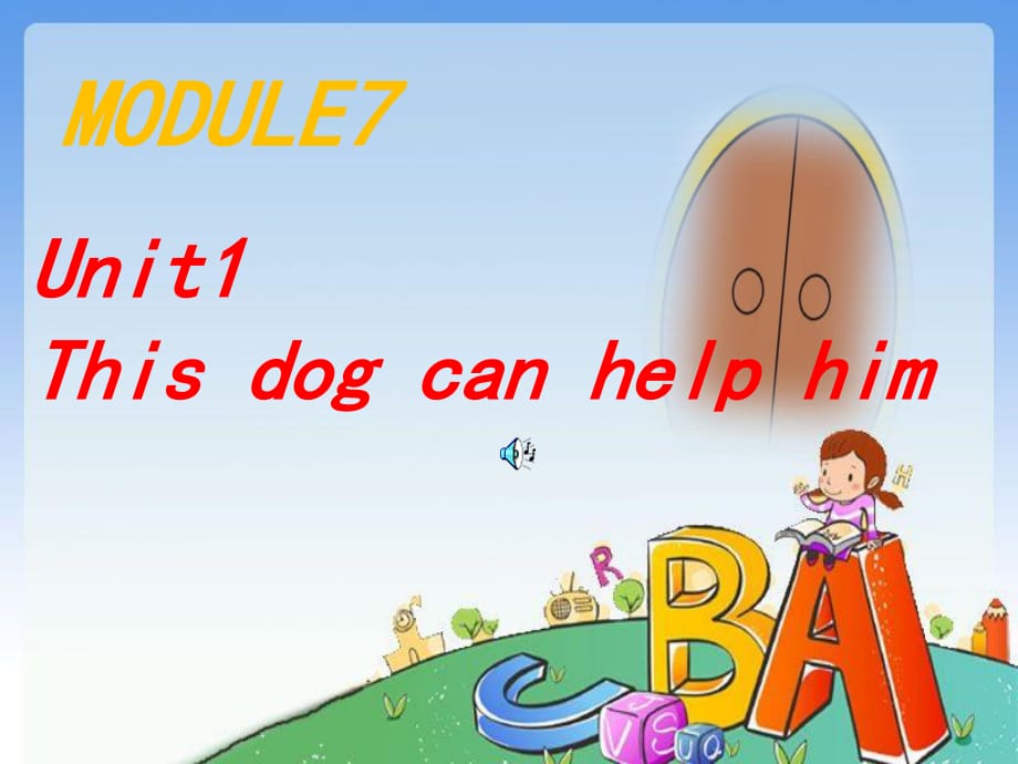 外研版（一起）五上Module 7《Unit 1 This dog can help him》ppt課件5.ppt_第1頁