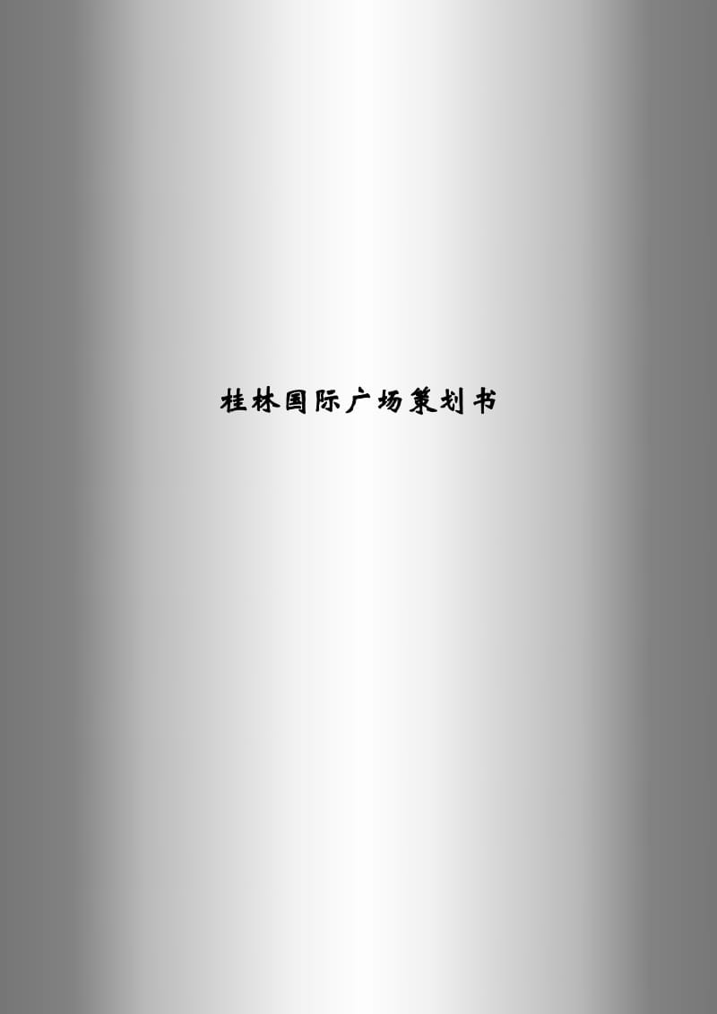 桂林国际广场策划书.doc_第1页