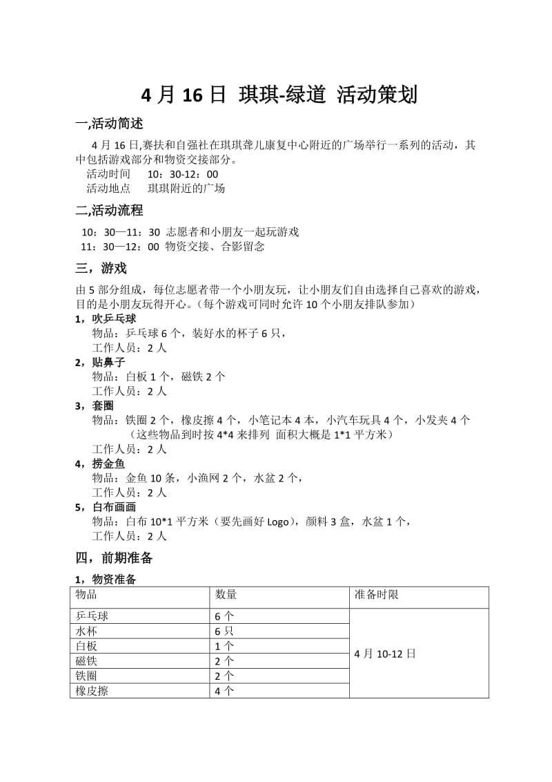 聋哑儿童康复中心活动策划.doc_第1页