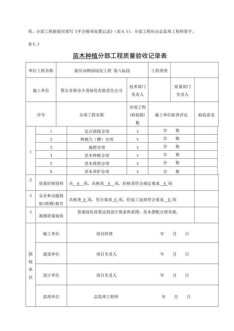 苗木种植分部分项报验表.doc_第2页