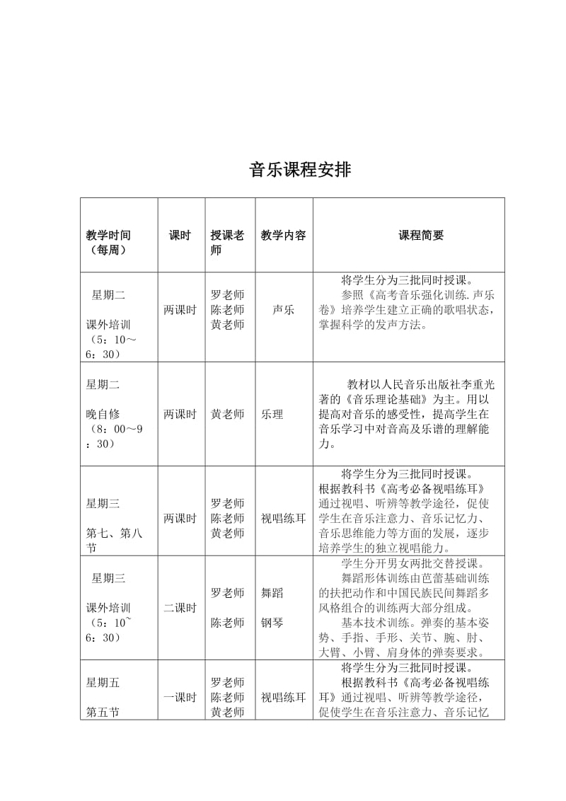 音乐特长班教学计划.doc_第2页