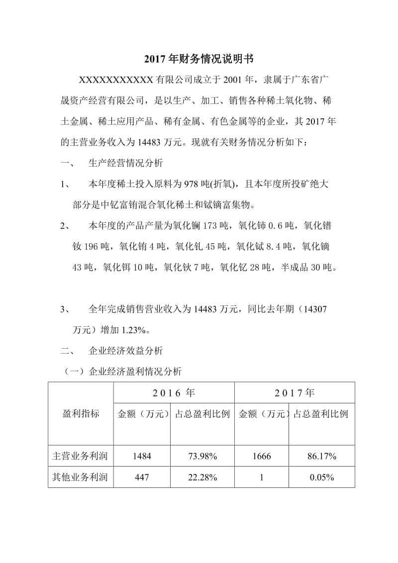 财务情况说明书.doc_第1页