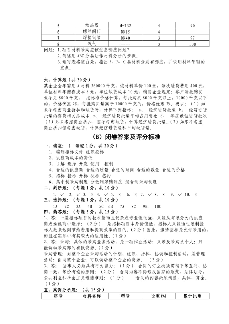 《采购管理》试卷及答案.doc_第3页