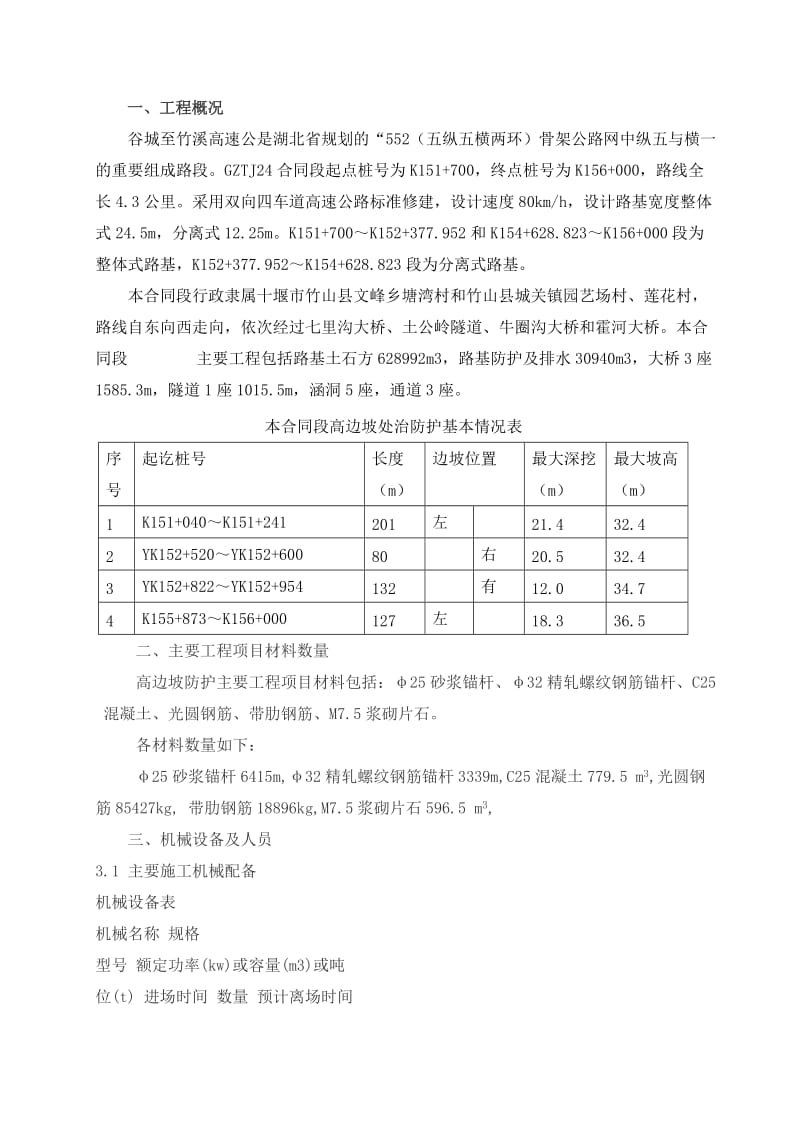 高边坡的施工方案(改).doc_第1页