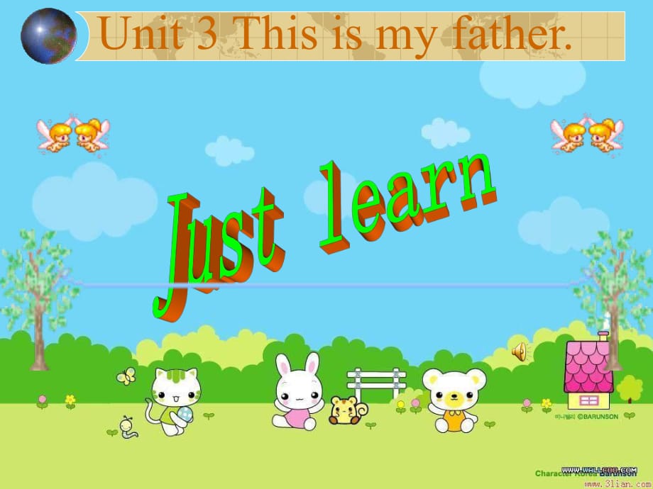 人教版（精通）英語(yǔ)三下《Unit 3 This is my father》ppt課件1.ppt_第1頁(yè)