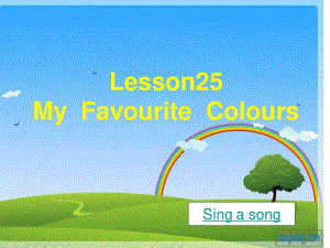 冀教版英語四下《Lesson25 My Favourite Colours》PPT課件.ppt