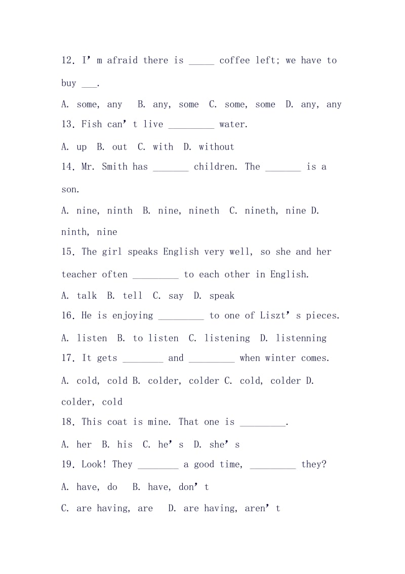 小学英语毕业升学模拟测试题.doc_第3页