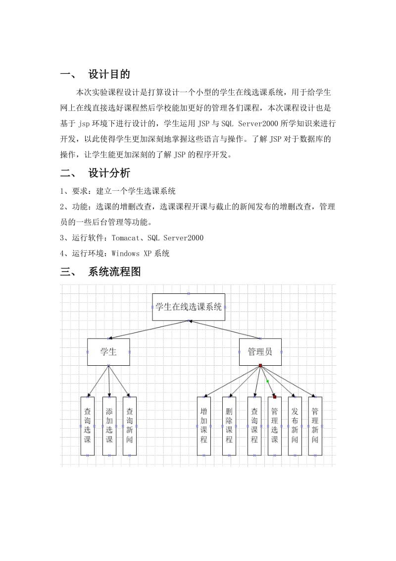 JSP课程设计学生在线选课系统.doc_第3页