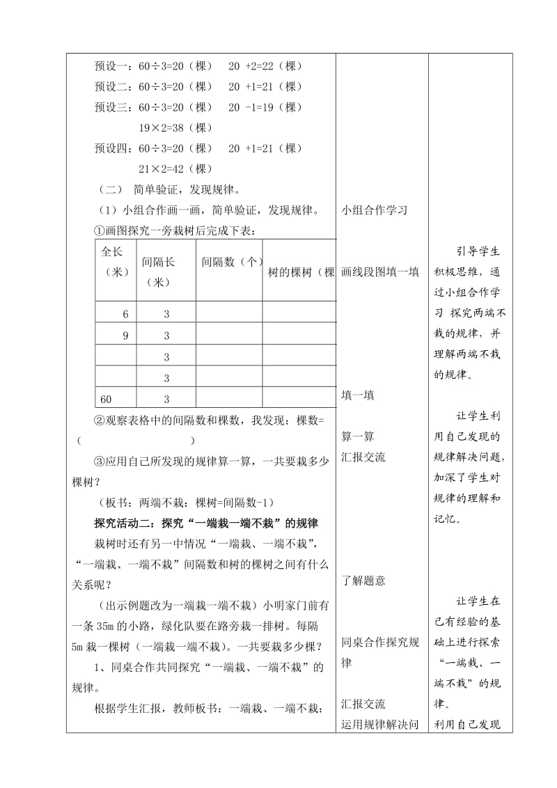 《植树问题(二)(例2)》教学设计.doc_第3页