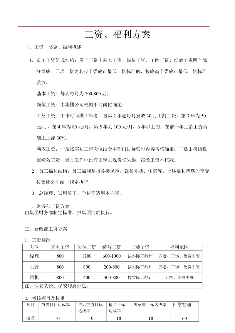 邵阳和宏2012年工资方案(集团审批.doc_第2页
