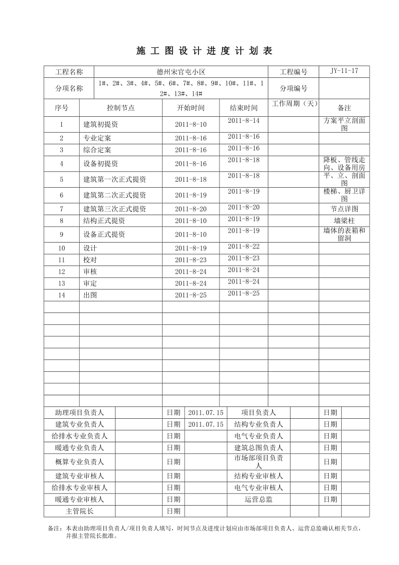 QSB02-3C施工图设计进度计划表.doc_第1页