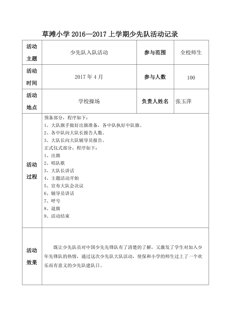 小学少先队活动记录.doc_第2页