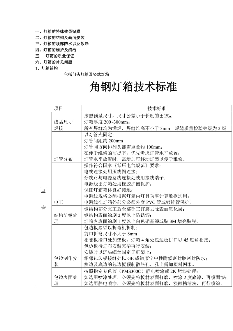 灯箱施工工艺.doc_第1页