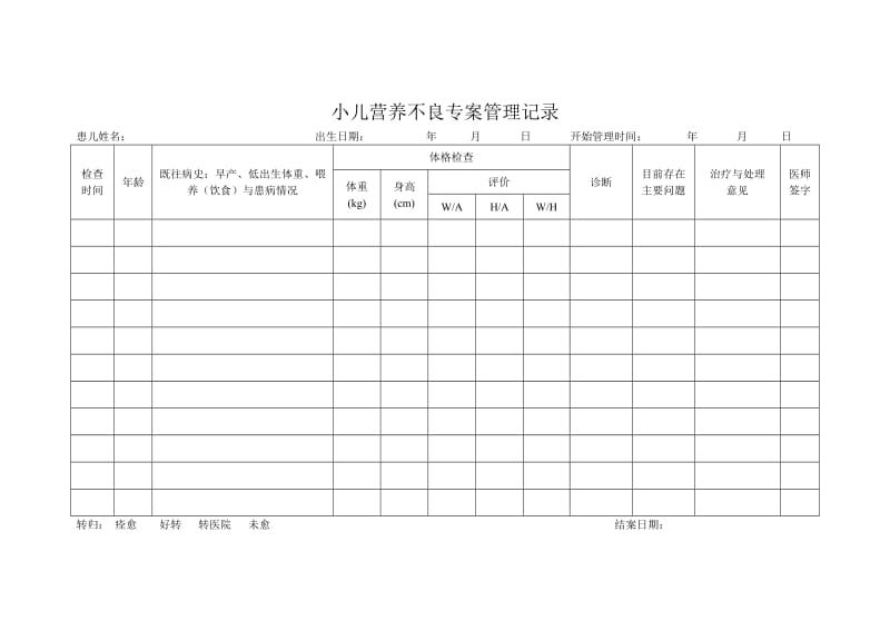 肥胖管理记录表.doc_第3页