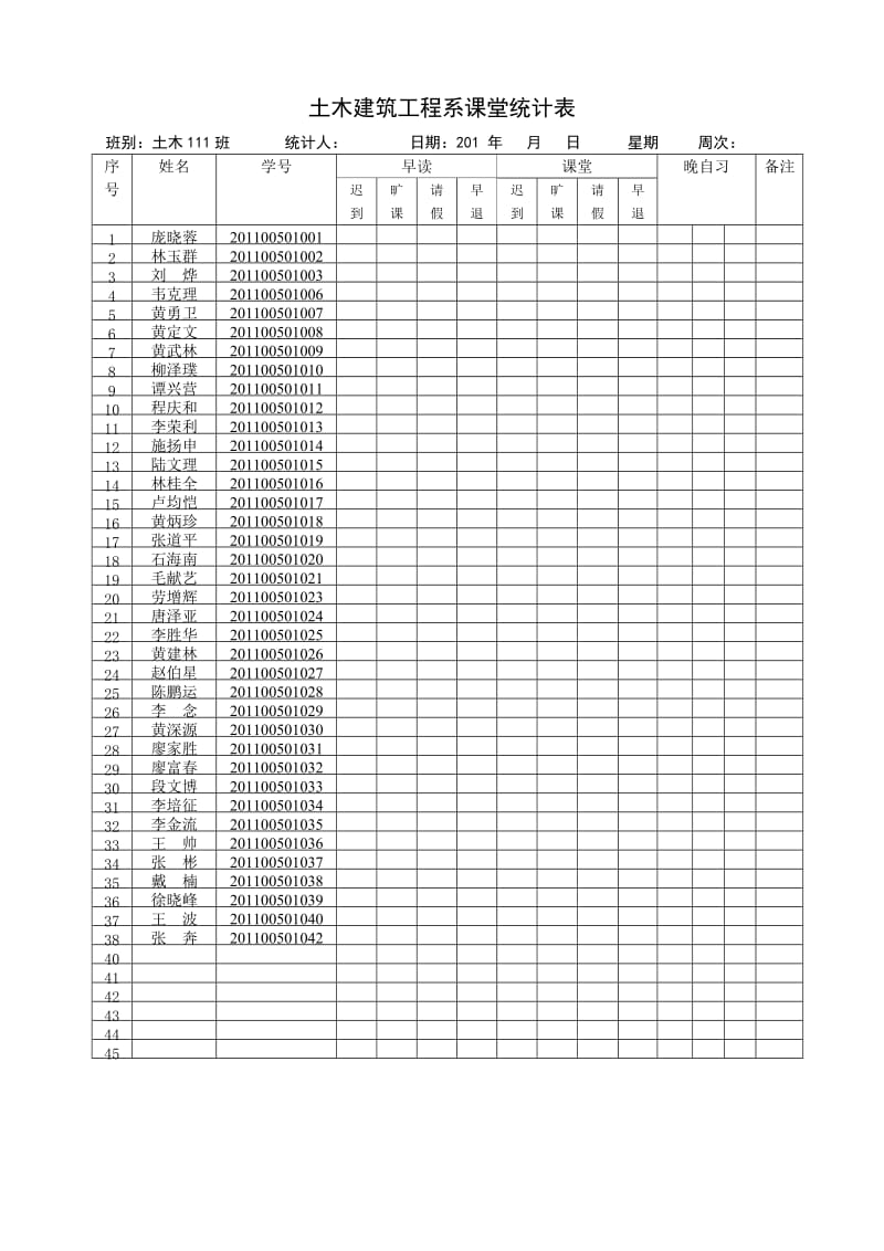 土建系课堂考勤本样本.doc_第3页