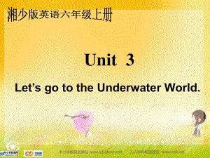 湘少版六上《Unit 3 Let’s go to the Underwater World》ppt課件.ppt