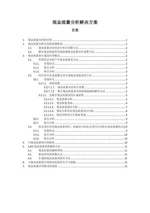 現(xiàn)金流量分析解決方案.doc