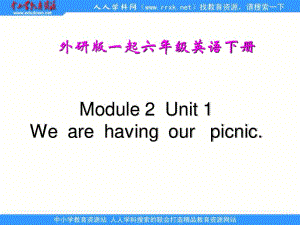 外研版英語六下MODULE 2《Unit 1 We`re going to have a picnic》ppt課件.ppt