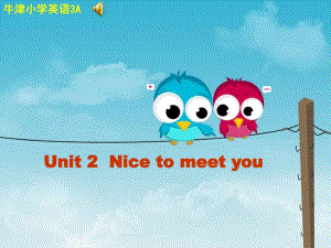 牛津苏教三上《Unit 2 Nice to meet you》ppt课件之二.ppt