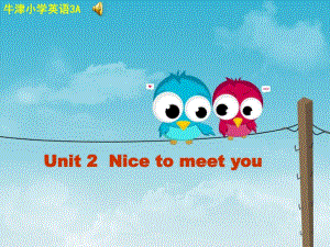 牛津蘇教三上《Unit 2 Nice to meet you》ppt課件之二.ppt