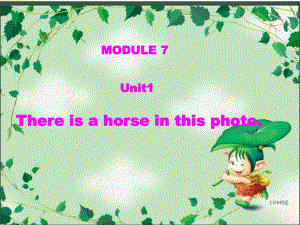 外研版（三起）四上Module 7《Unit 1 There is a horse in this photo》ppt課件1.ppt