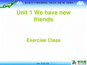 人教版（精通）英語(yǔ)五上《Unit 1 We have new friends》ppt課件1.ppt