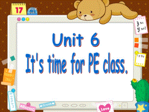 重大版英語(yǔ)四年級(jí)上冊(cè)Unit 6《It’s time for PE class》ppt課件4.ppt