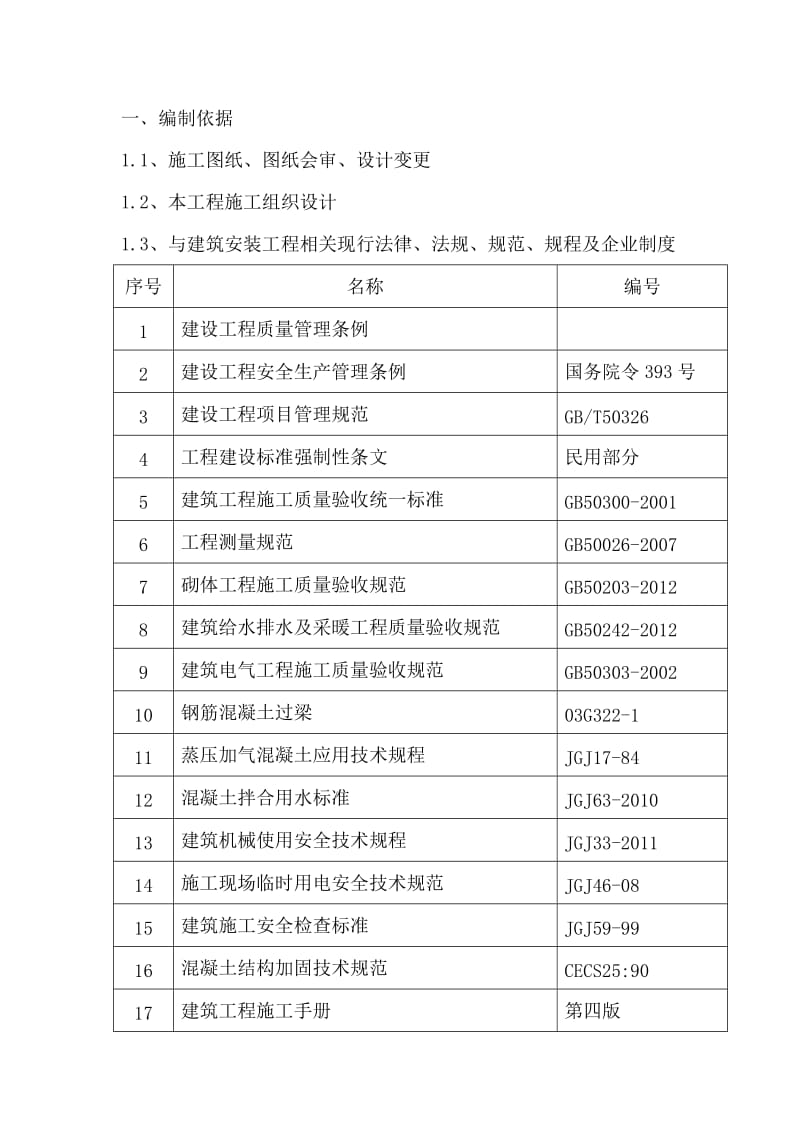 蒸压加气混凝土砌块砌体工程施工方案.doc_第3页