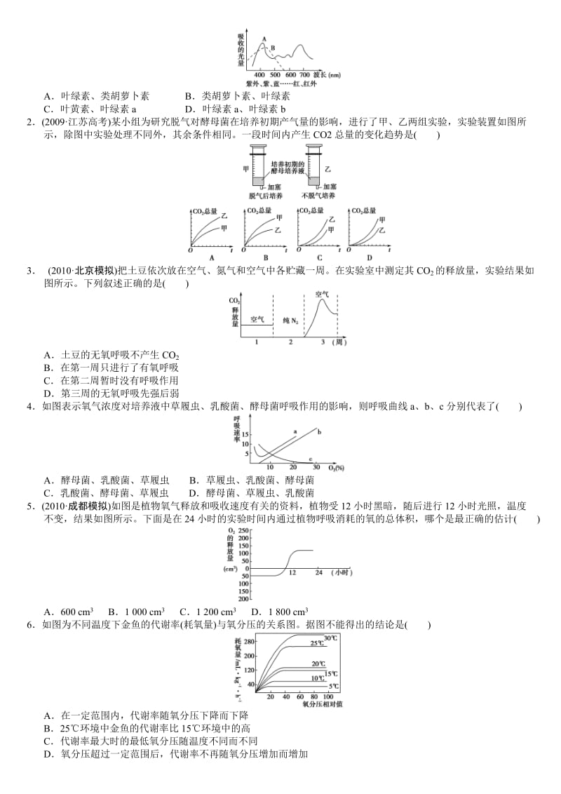 光合作用与呼吸作用相关题型专训.doc_第2页