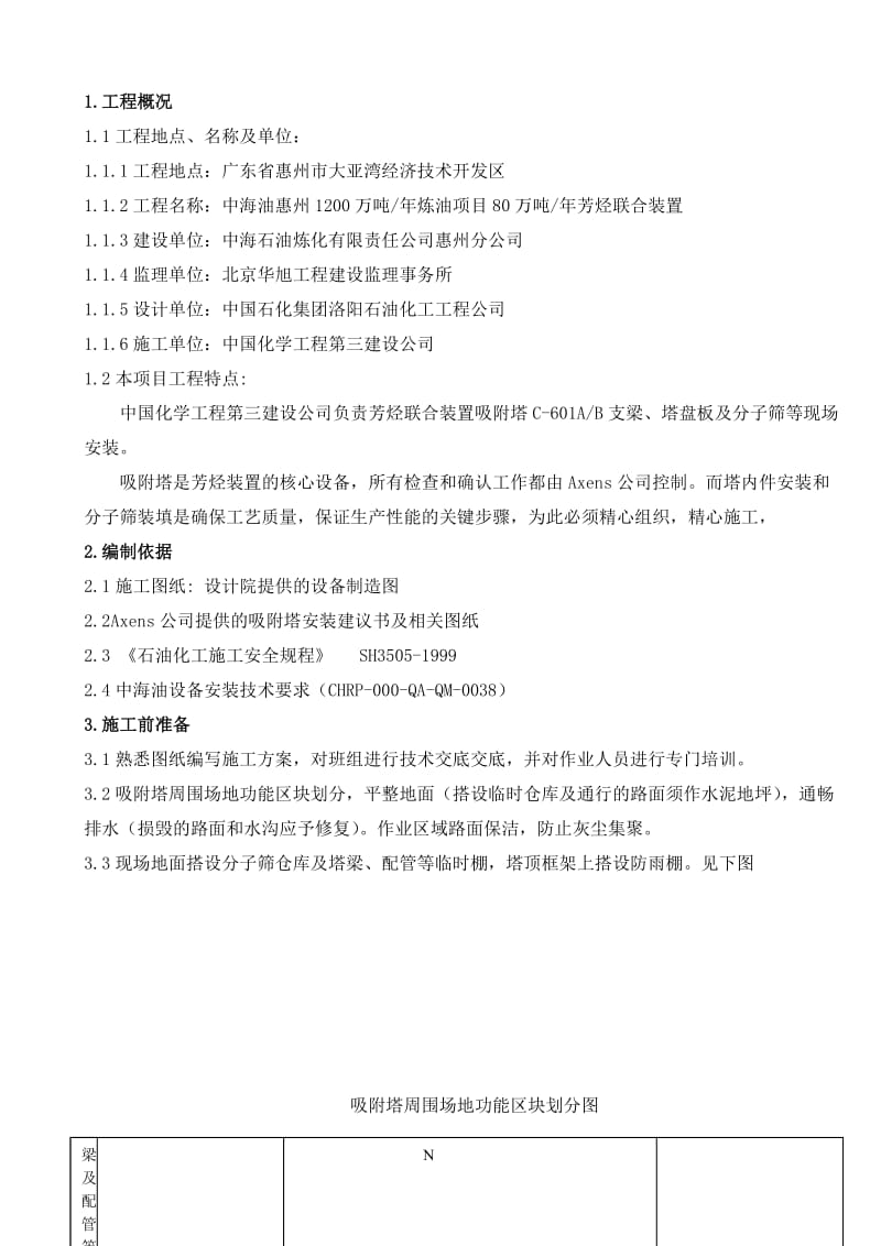 芳烃联合装置吸附塔内件安装方案.doc_第2页