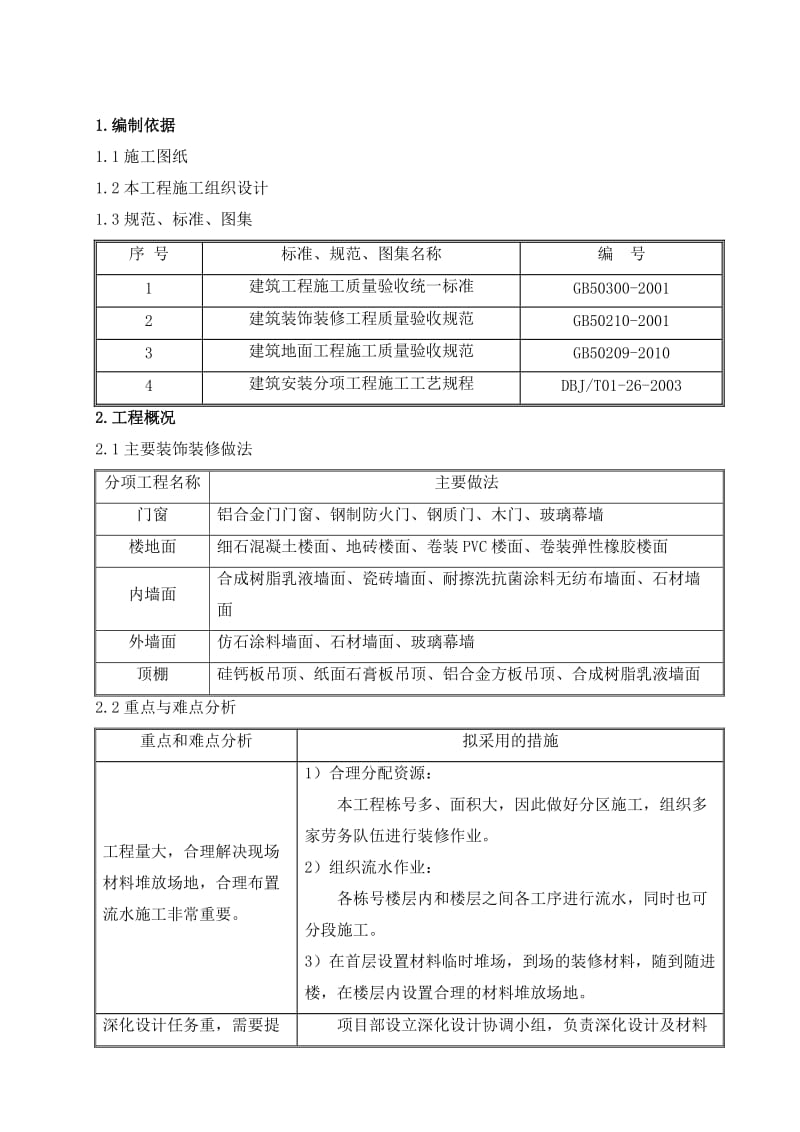 门诊急诊医技120楼等11项工程装修施工方案.doc_第2页