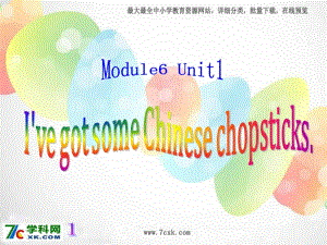 外研版（一起）六上Module 6《Unit 1 I’ve got some Chinese chopsticks》ppt課件2.ppt