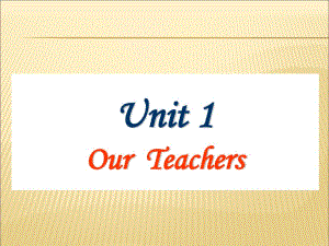 重大版英語六年級上冊Unit 1《Our teachers》ppt課件4.ppt