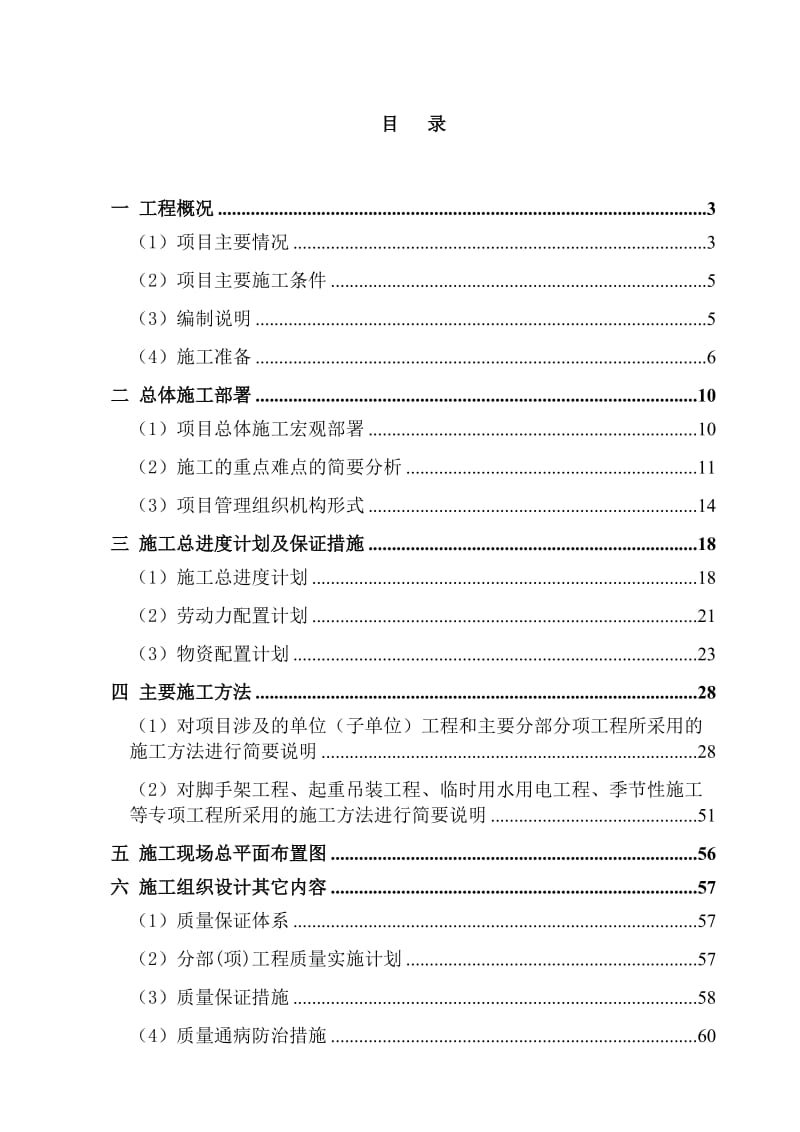 张桥镇供水管网改造项目施工组织设计.docx_第1页