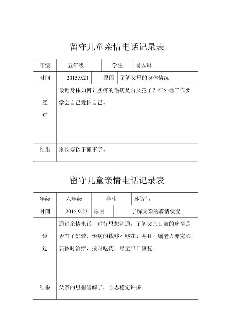 留守儿童亲情电话记录表.doc_第3页