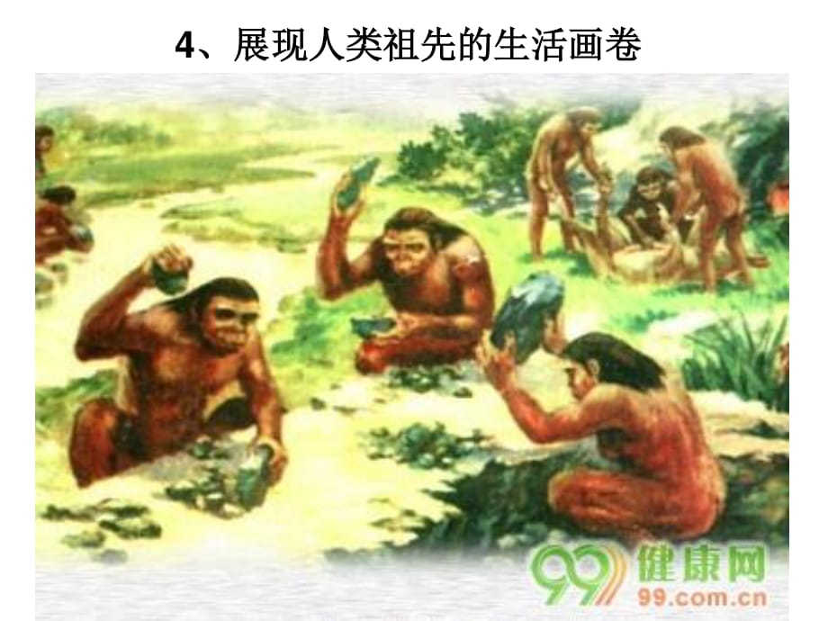 大象版科學六下1.4《展現(xiàn)人類祖先的生活畫卷》ppt課件2.ppt_第1頁