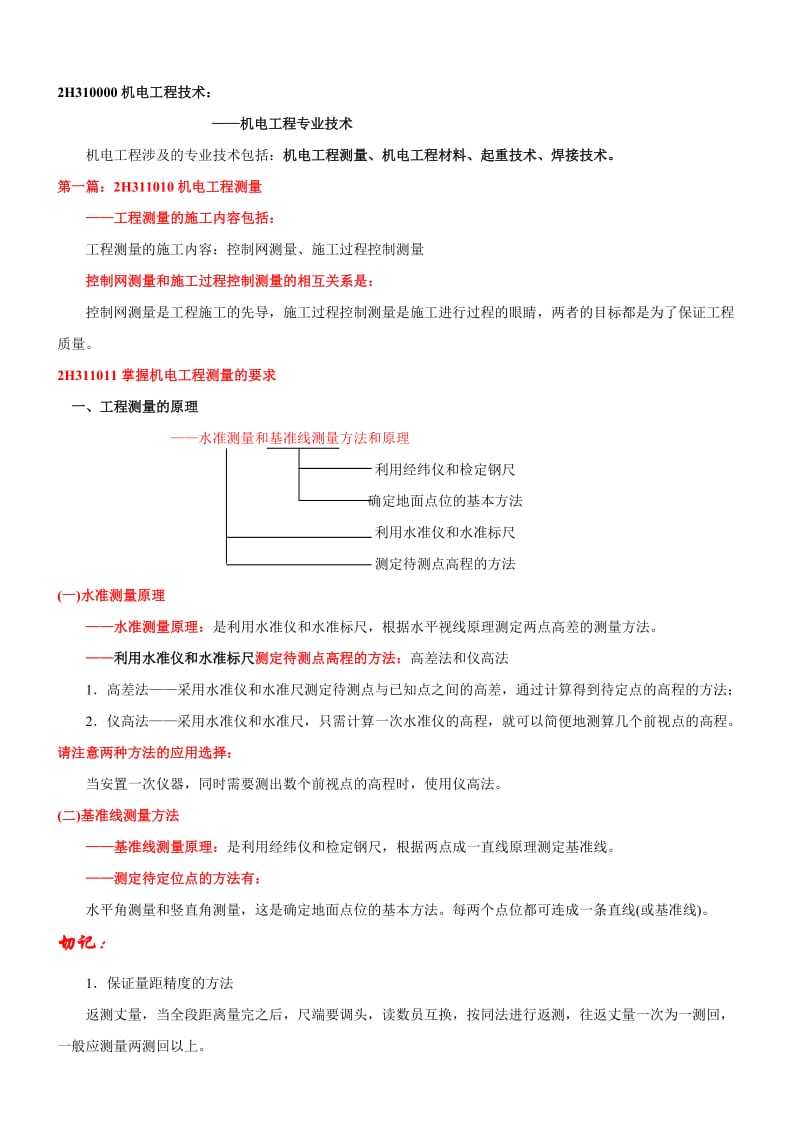 二级建造师-机电工程技术(一).doc_第1页