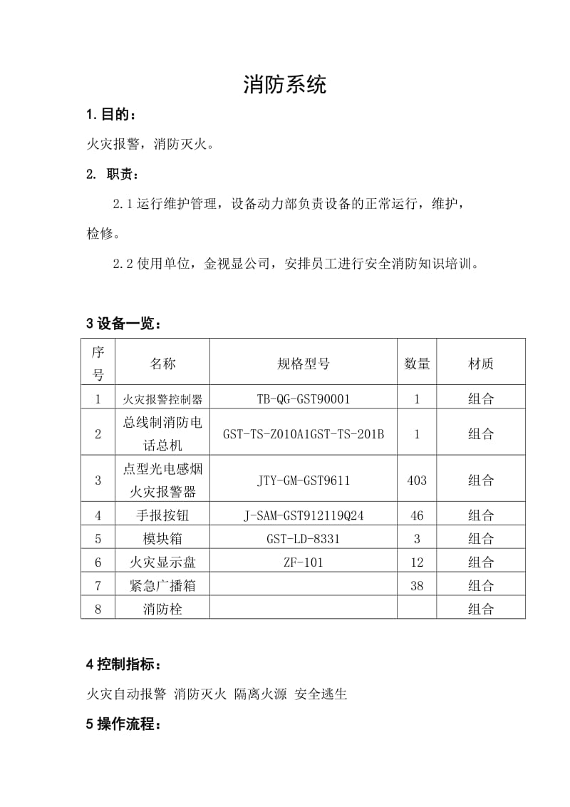 消防工作流程表及操作流程.doc_第1页