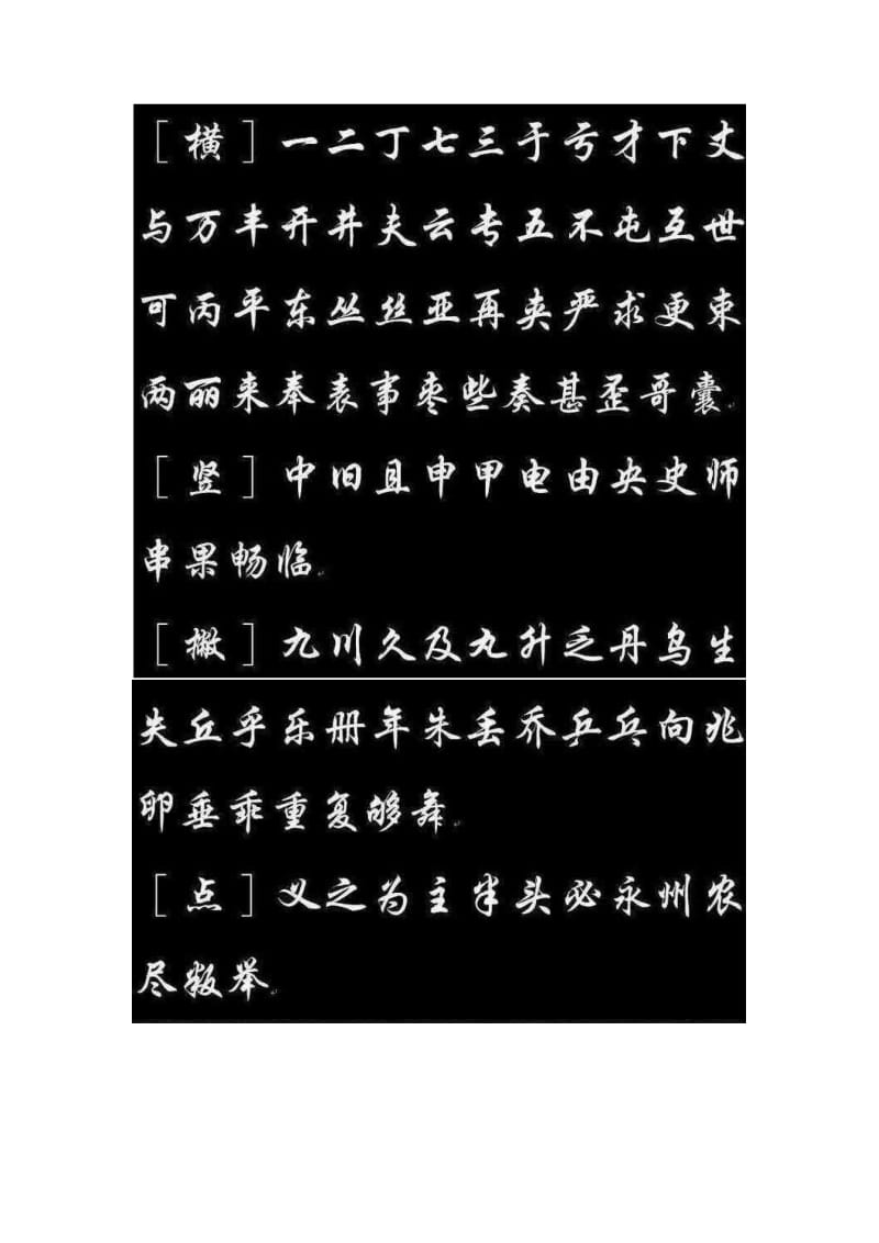 常用2500字行楷习字帖钢笔毛笔字贴模板欣赏楷书行书草书字典.doc_第1页