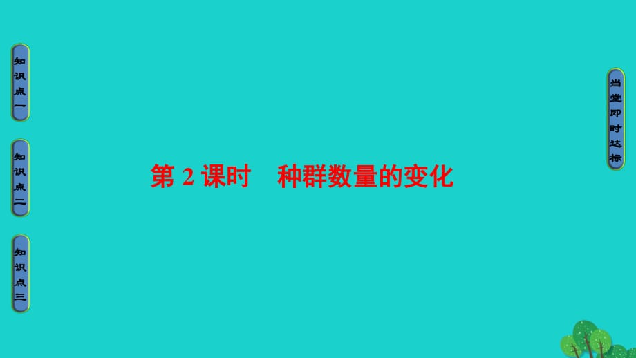 2016-2017學(xué)年高中生物第3章生物群落的演替第1節(jié)生物群落的基本單位--種群第2課時(shí)種群數(shù)量的變化課件蘇教版必修3.ppt_第1頁