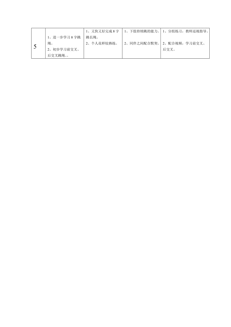 跳绳单元教学计划.doc_第2页