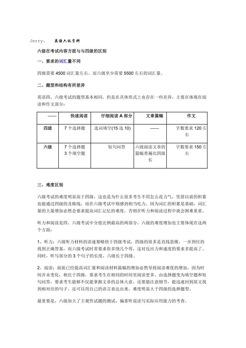 英语六级CET6超级复习资料.doc_第1页