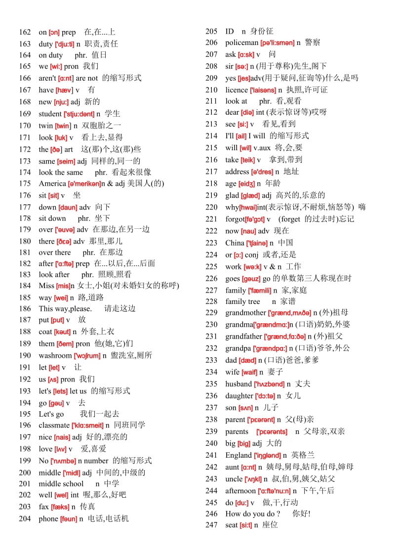 初中英语单词表大全2182个带音标.doc_第3页