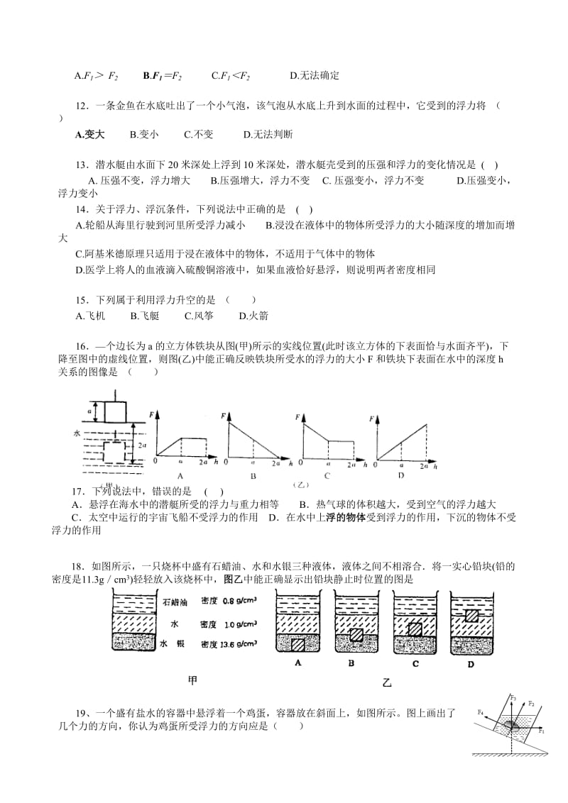 物理浮力(经典难题).doc_第2页