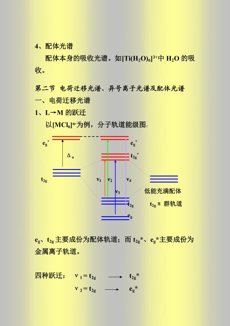 配位化学讲义 第五章 配合物的电子光谱.doc_第2页