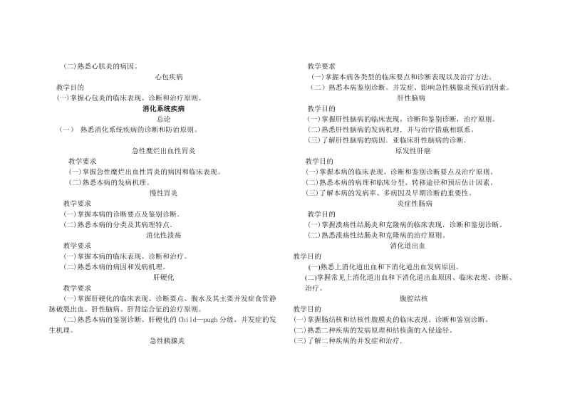 复旦大学内科学大纲五年制上.doc_第3页