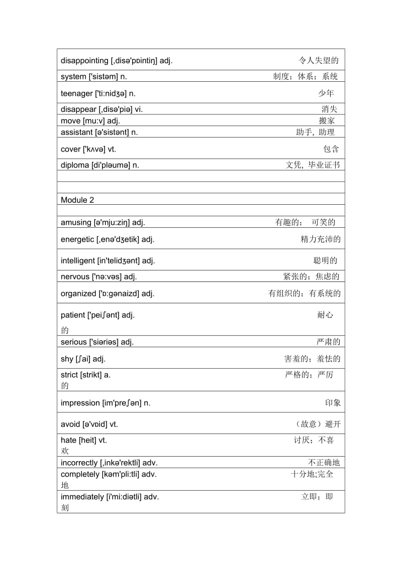 高一英语单词表.doc_第2页